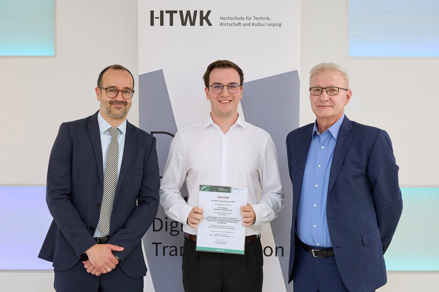 Student erhält Hochschulpreis des IfKom e.V.