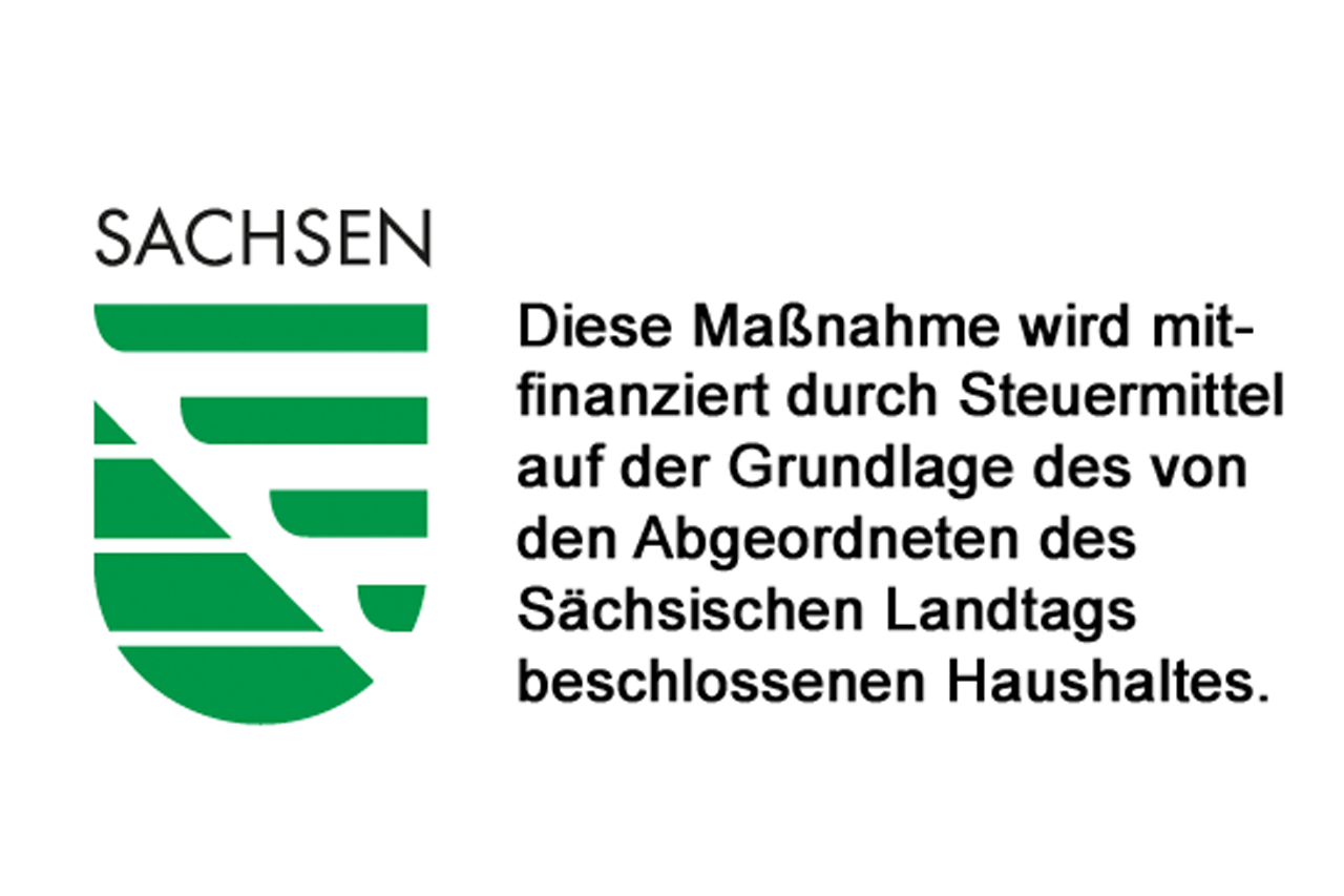 Logo Förderung Land Sachsen