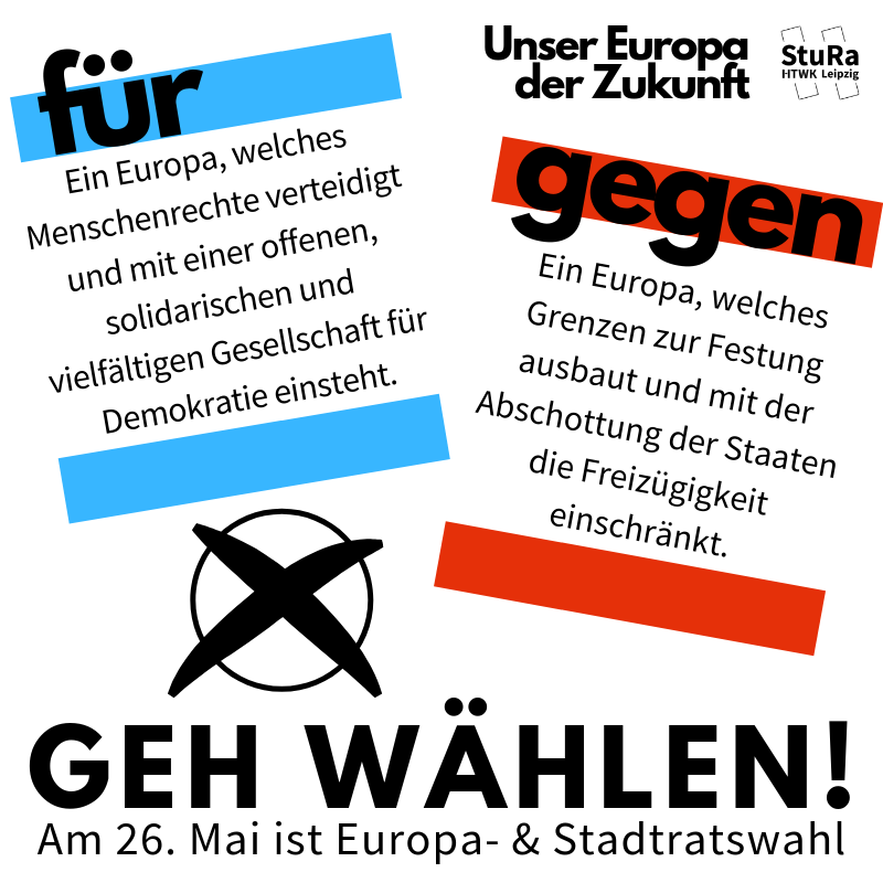 Für & Gegen zur Europa- und Stadtratswahl